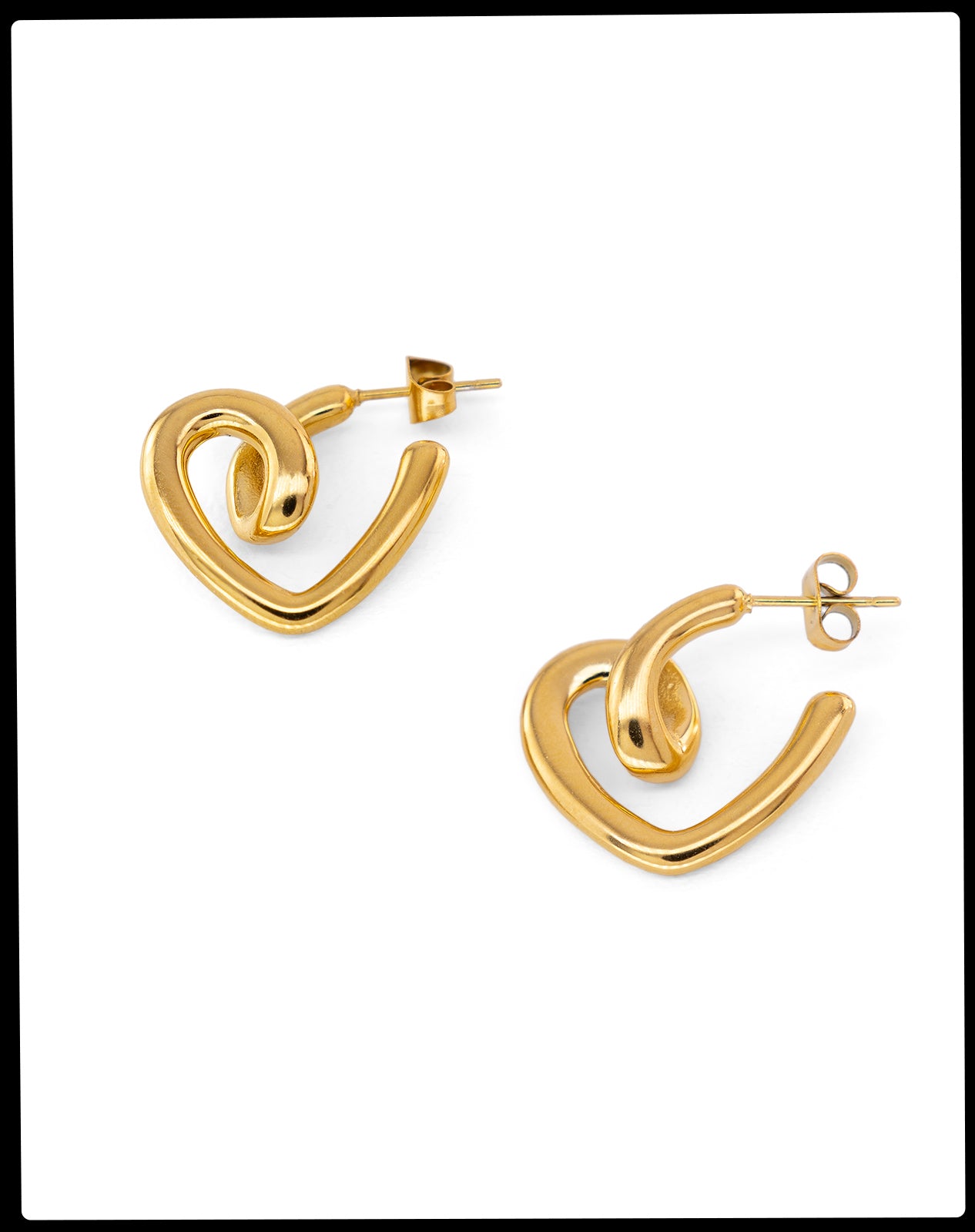 Earring Curly Heart