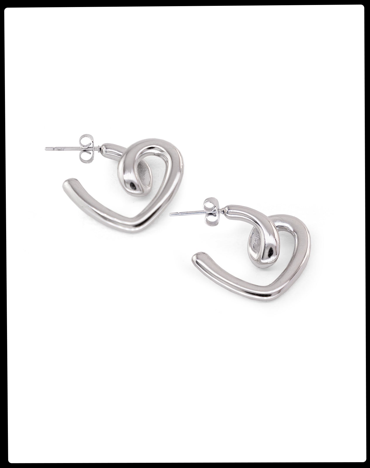 Earring Curly Heart