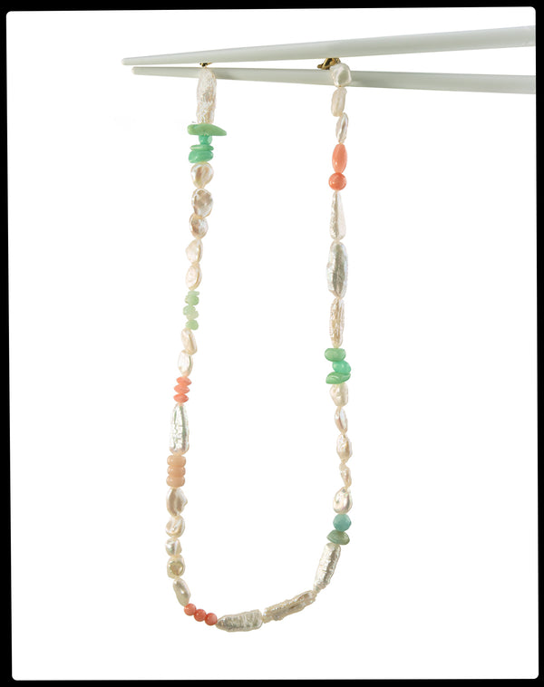 Necklace Pearl Love Mix